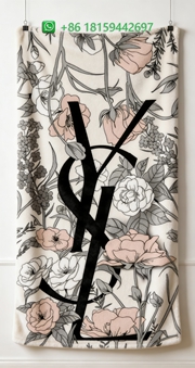 Yves Saint Laurent Throw Blankets
